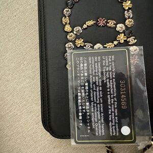 Chanel Black Lambskin Lucky Charms Wallet On Chain Crossbody Bag